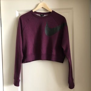 Nike crewneck crop top